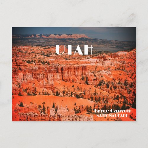 Bryce Canyon Ut Postcard