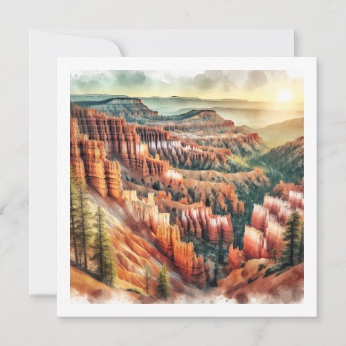 Bryce Canyon Utah  Just Saying Hi Card