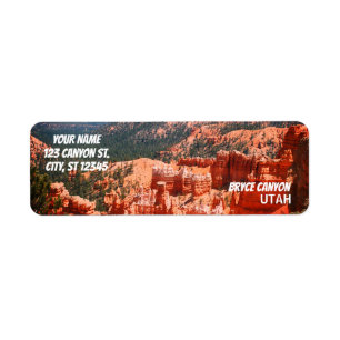 Bryce Canyon, Utah Label