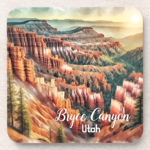 Bryce Canyon Utah National Park Beverage Coaster