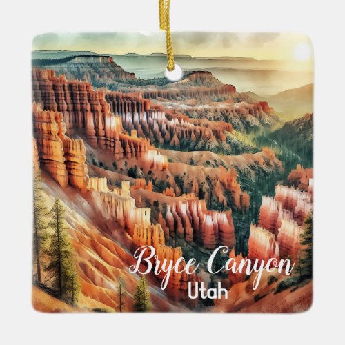 Bryce Canyon Utah National Park Ceramic Ornament
