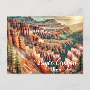 Bryce Canyon, Utah National Park Postcard