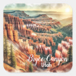Bryce Canyon, Utah National Park Square Sticker