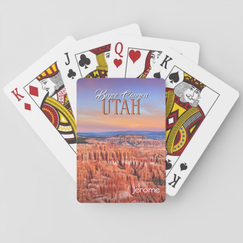 Bryce Canyon Utah Poker Cards
