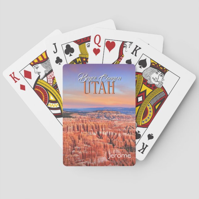 Bryce Canyon Utah Poker Cards (Back)