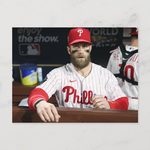 Bryce Harper  Game 3 of the 2022 World Series Postcard