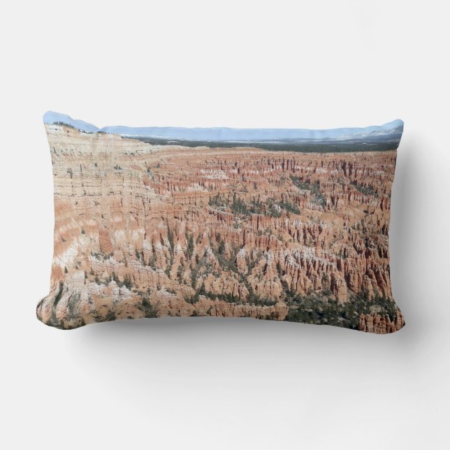 Bryce Point at Bryce Canyon National Park Lumbar Pillow (Front)