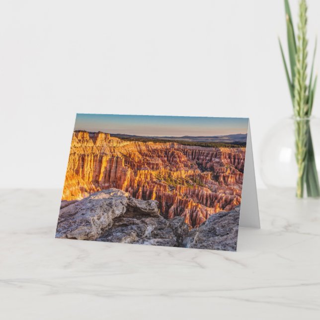 Bryce Point Sunrise Card (Front)