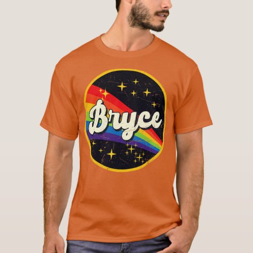 Bryce Rainbow In Space Vintage GrungeStyle T_Shirt