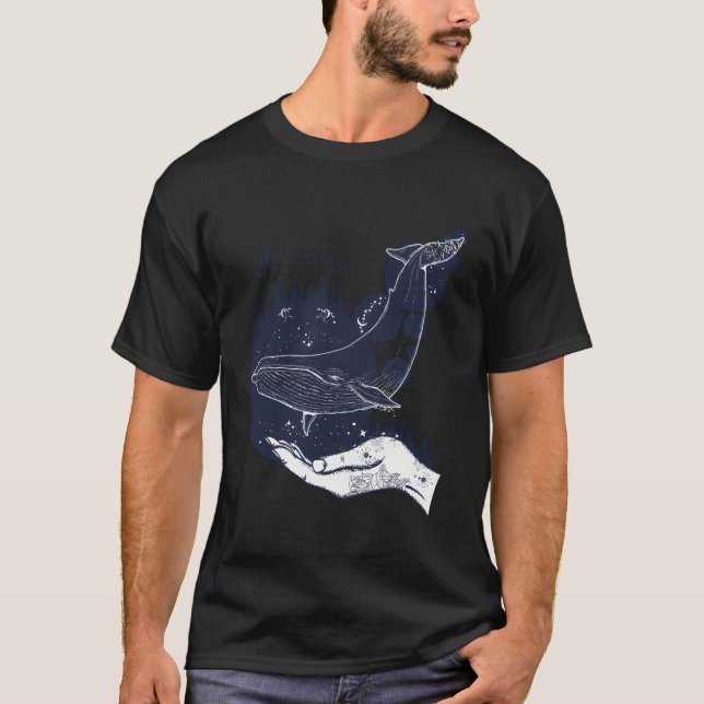 Bryde'S Whale Galaxy T-Shirt (Front)