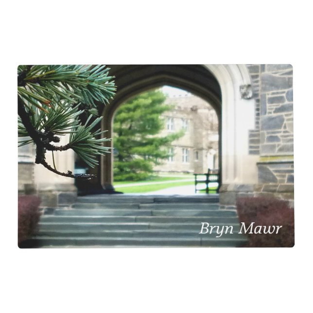 Bryn Mawr Double-Sided Rockefeller Arch  Placemat (Front)