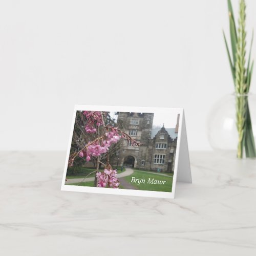 Bryn Mawr Pem Arch Springtime Note Card