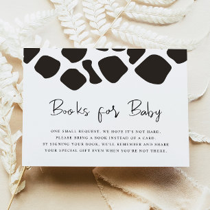 BRYNDLE Farm Animal Cow Print Books For Baby Card