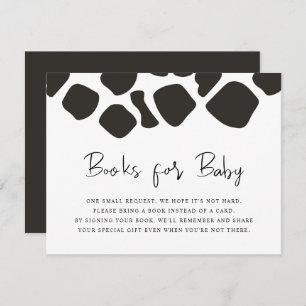 BRYNDLE Farm Animal Cow Print Books For Baby Card