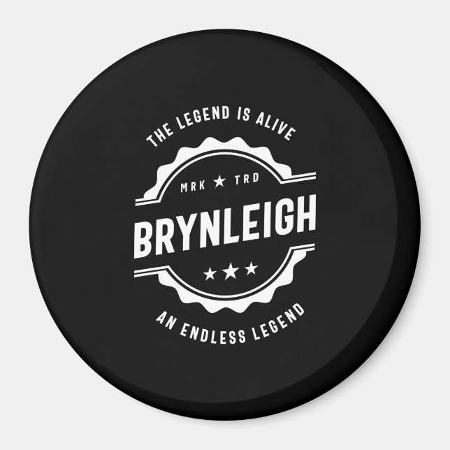Brynleigh Personalized Name Birthday Gift Magnet (Front)