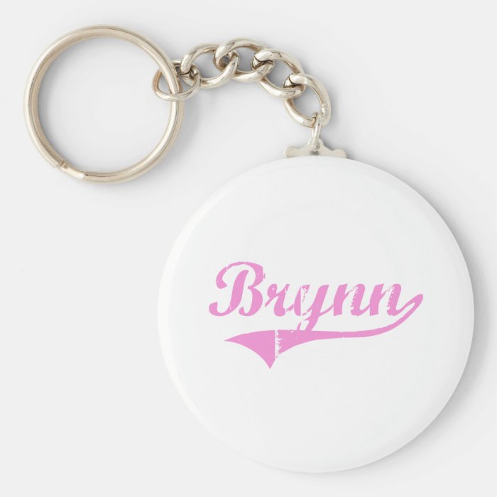 Brynn Classic Style Name Keychain