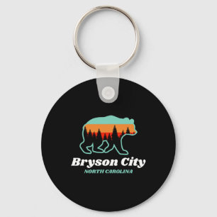 Bryson City North Carolina Bear Mountains Country  Keychain