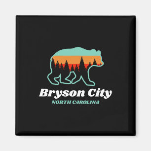 Bryson City North Carolina Bear Mountains Country Magnet