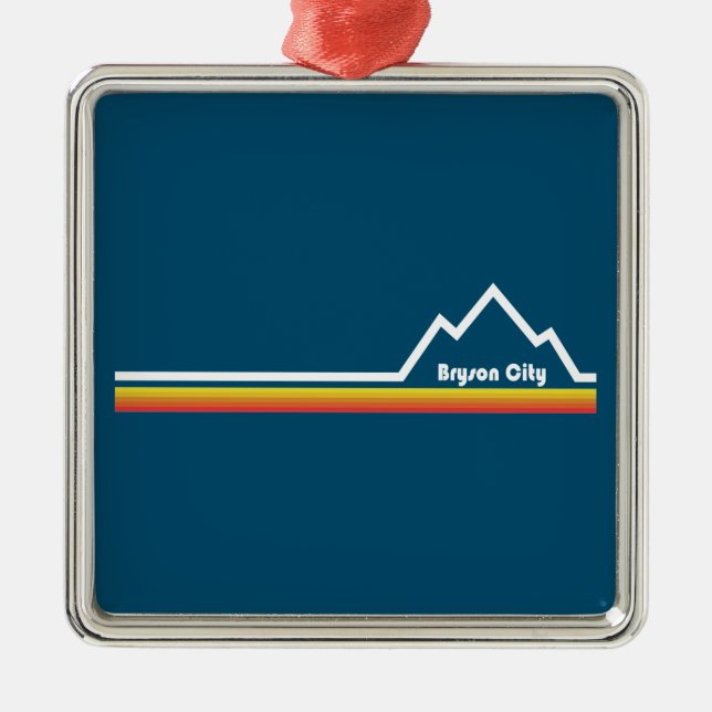 Bryson City, North Carolina Metal Ornament (Front)