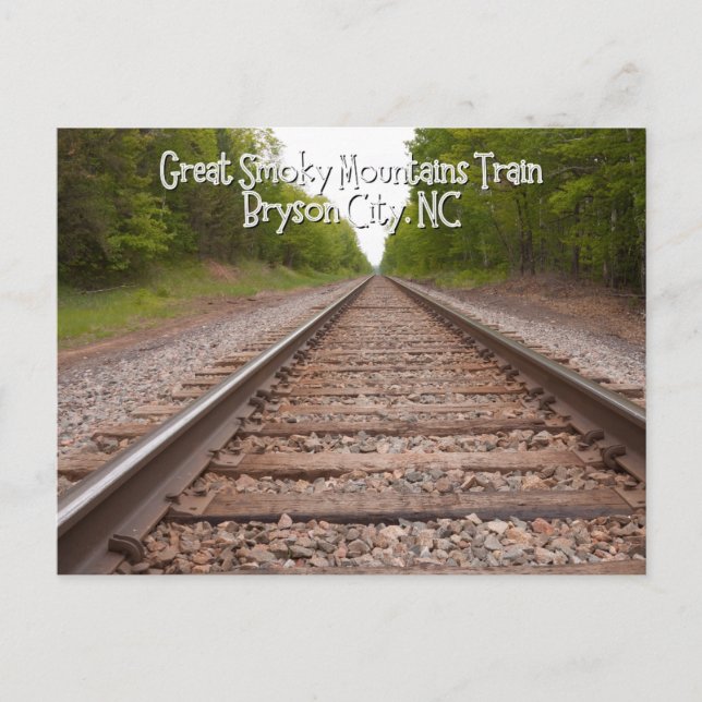 Bryson City Railroad North Carolina Postcard (Front)