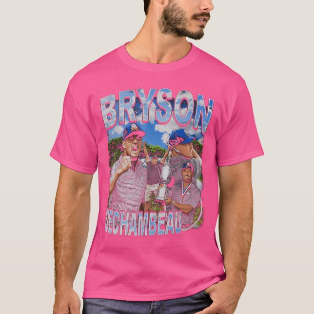 Bryson Dechambeau  Bootleg Collage Style T-Shirt (Front)