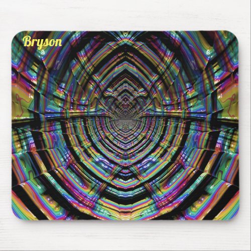 BRYSON  Multitude of Shades Fractal Pattern  Mouse Pad