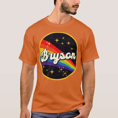 Bryson Rainbow In Space Vintage GrungeStyle T_Shirt