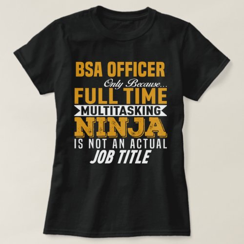 BSA Officer T_Shirt
