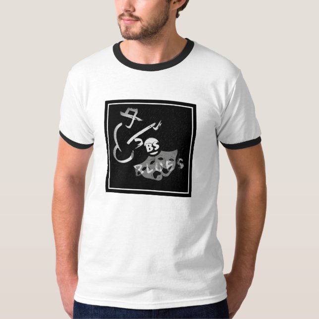BSBlues Ringer T-Shirt (Front)