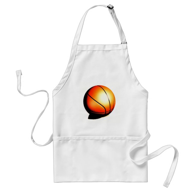Bsketball Adult Apron (Front)