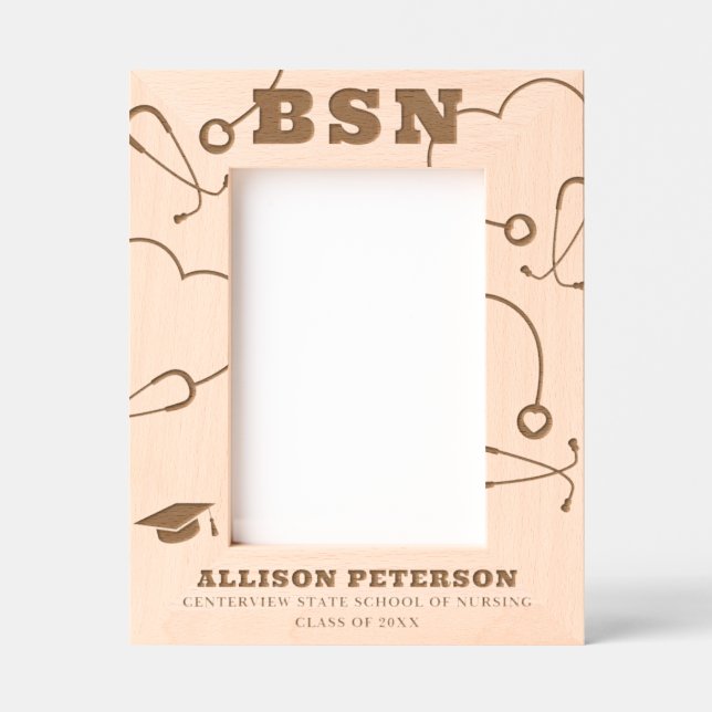 BSN Graduation Engraved Frames (Front)