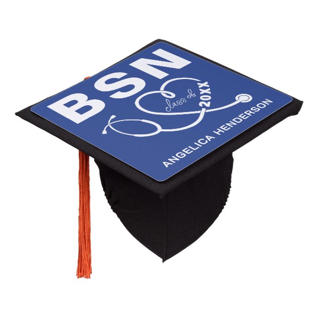 BSN Nurse Graduation Cap Topper (Angled)