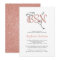 BSN pinning nurse graduation rose gold invite