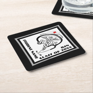 BSN - RN Graduate Graduation Paper Coaster