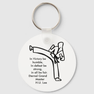 BSS0165, In Victory be humble,  In defeat be st... Keychain