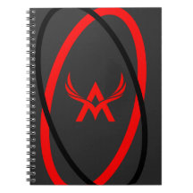 bstract Geometric Pattern Black Red Gray