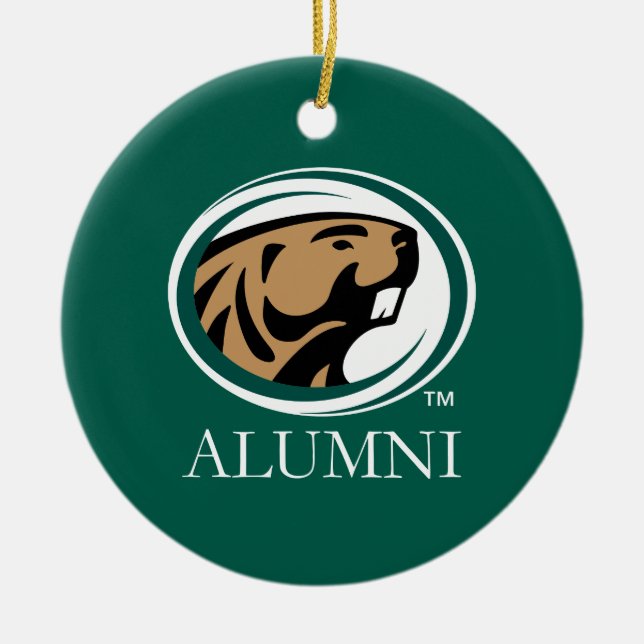 BSU Alumni Ceramic Ornament (Front)