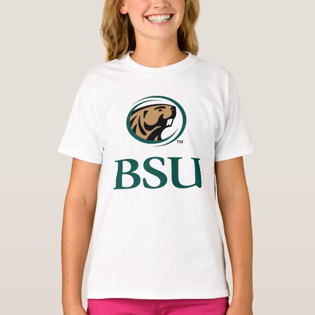 BSU Beaver Logo T-Shirt (Front)