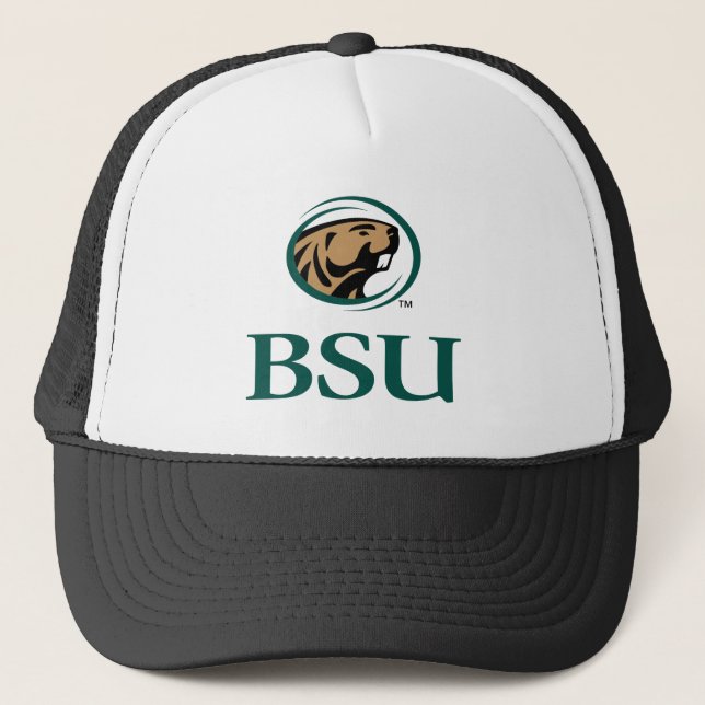 BSU Beaver Logo Trucker Hat (Front)