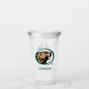 BSU Beaver Mark Acrylic Tumbler