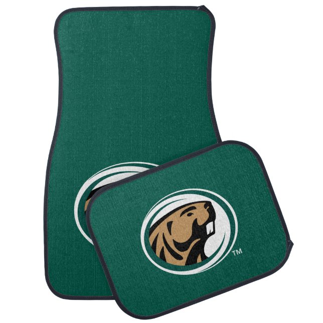 BSU Beaver Mark Car Floor Mat (Set)