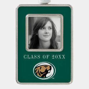 BSU Beaver Mark Christmas Ornament