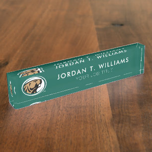 BSU Beaver Mark Desk Name Plate