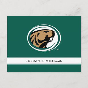 BSU Beaver Mark Invitation Postcard