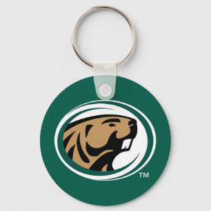 BSU Beaver Mark Keychain