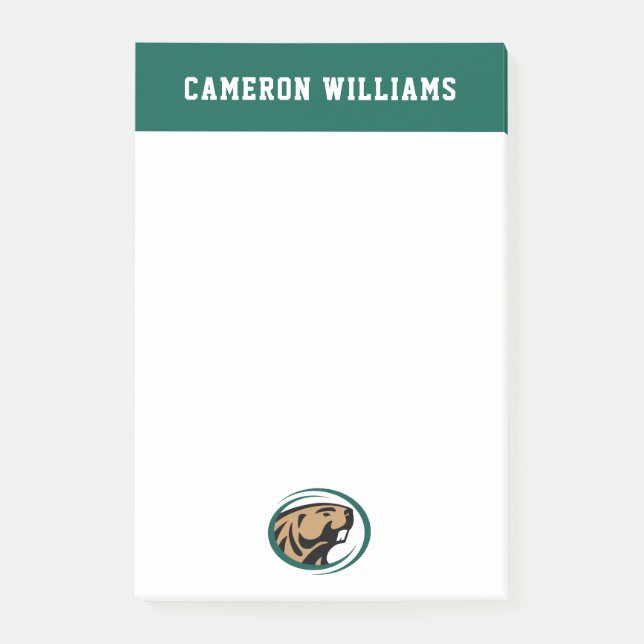 BSU Beaver Mark Post-it Notes (Front)