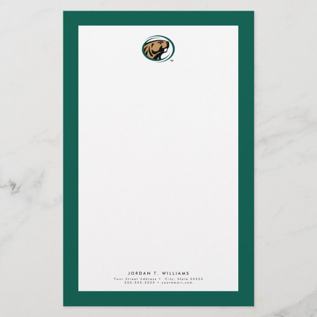 BSU Beaver Mark Stationery (Front)