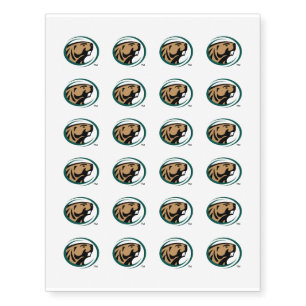 BSU Beaver Mark Temporary Tattoos