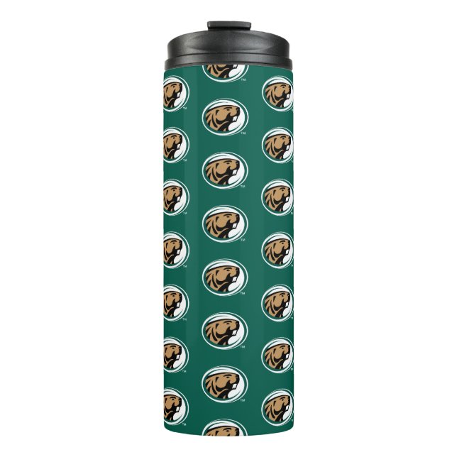 BSU Beaver Mark Thermal Tumbler (Front)