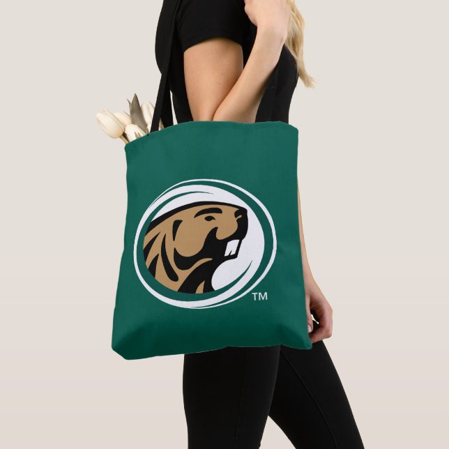 BSU Beaver Mark Tote Bag (Close Up)